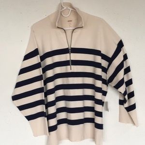 Free People Coastal Stripe Pullover